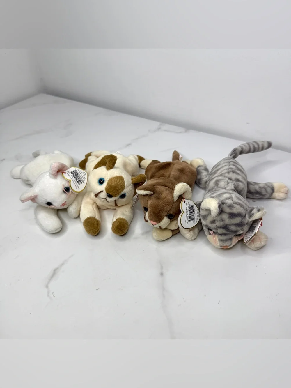 TY Beanie Babies Cat Plush Set